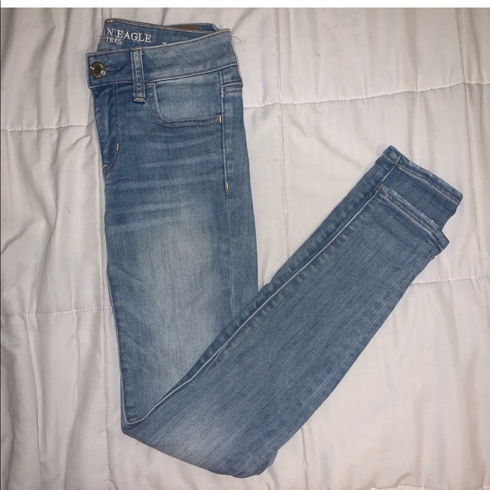 Mid Rise Jeans in Light Wash from American Eagle